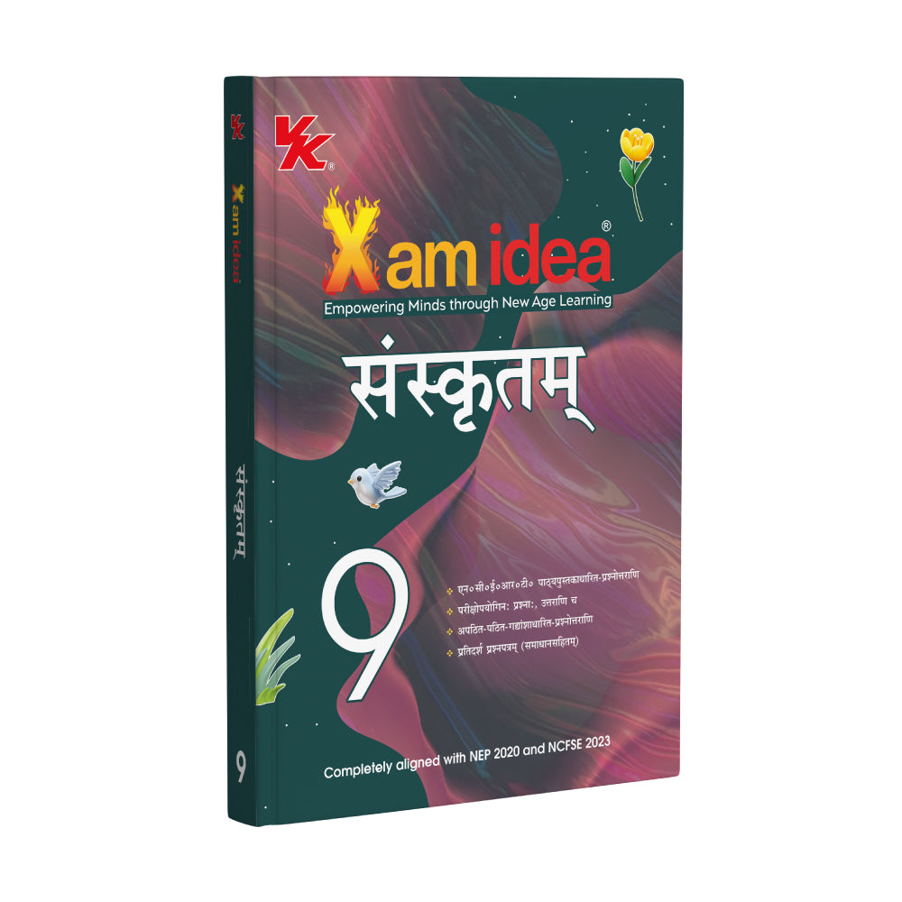 Xam idea Class 9 Sanskrit | 2025-26| Latest CBSE Syllabus| NEP 2020 & NCFSE 2023 Aligned | Chapterwise Question Bank | NCERT Questions Included |