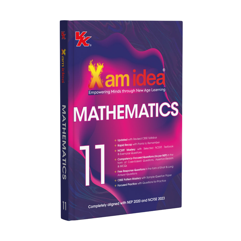 Xam idea Class 11 Mathematics (2025-26) | Latest CBSE Syllabus | Rapid Recap | Competency-Focused and Free Response Qs