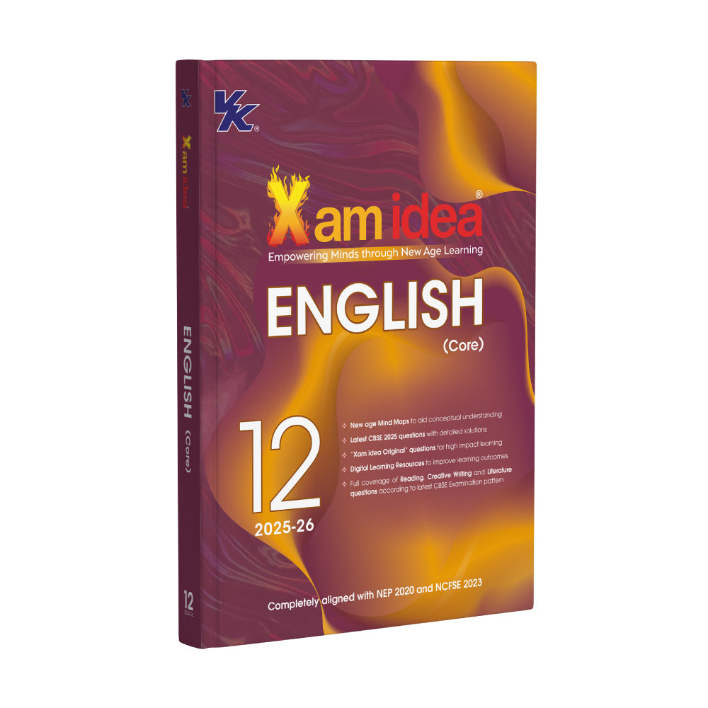 Xam idea Class 12 English (Core) Sample Papers for 2025 Board Exams | 15 Latest Papers Based on CBSE Sample Paper issued on Sept 2024
