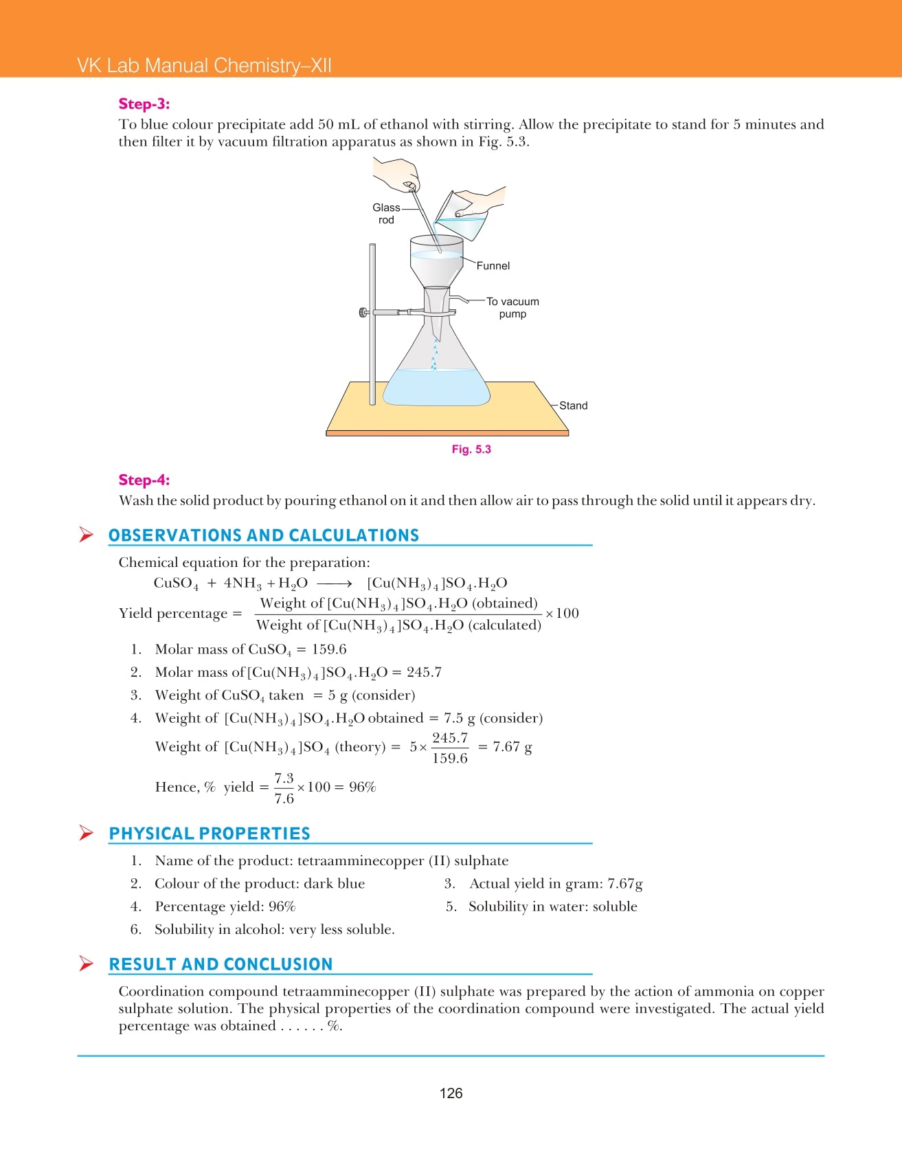 Lab Manual Chemistry (HB) With Worksheet | For Class 12 | CBSE Based | NCERT Based | 2024 Edition