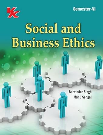 Social and Business Ethics for B.com-III Sem-VI PU University 2023-24