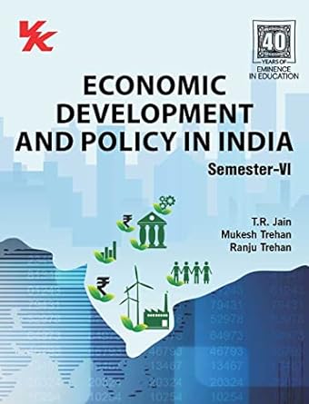 Economic Development and Policy in India for B.A-II Sem -VI GJU University 2024-25