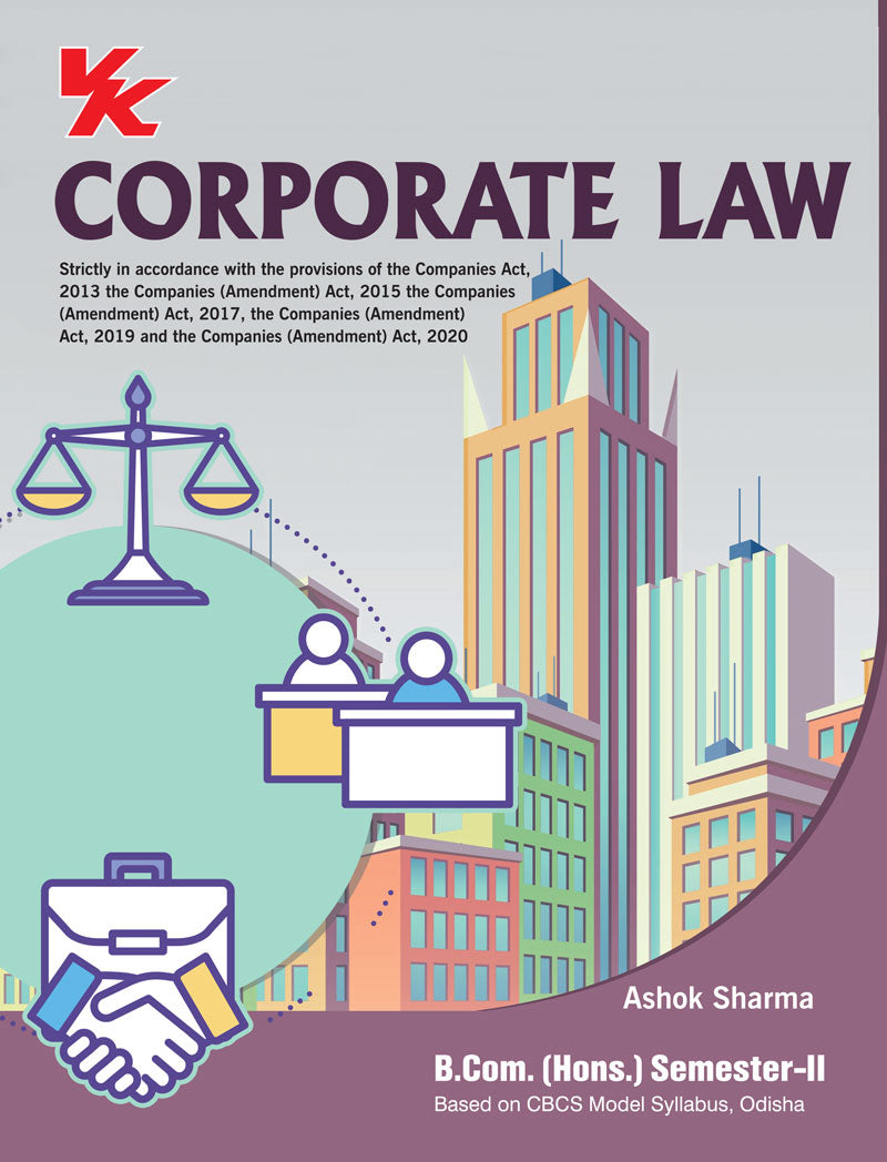 Corporate Law for B.Com (Hons.)-I Sem-II Odisha University 2023-24 Examination