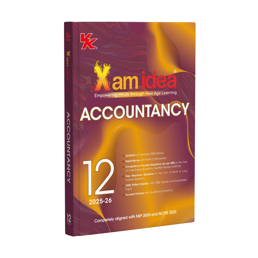 Xam idea Class 12 Accountancy | CBSE 2025-26 Edition | Empowering Minds through New Age Learning | Aligned with NEP 2020 & NCFSE 2023