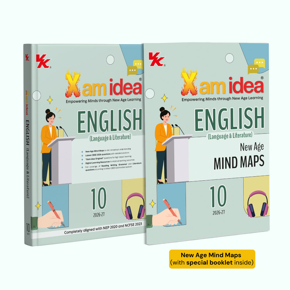 Xam idea English(L&L) - Class 10 - (CBSE 2026-27) | As per the Latest NCERT | Mind Maps | Solved NCERT Questions | Competency-based Questions | Self-Assessment | Practice Paper