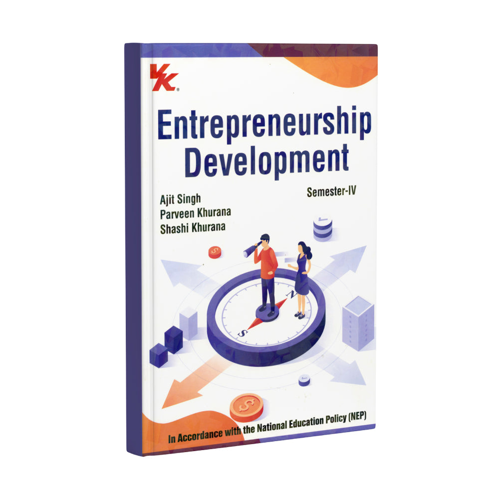 Entrepreneurship Development for B.Com-II, Sem -IV | By Ajit Singh, Praveen Khurana & Shashi Khurana | As per NEP | KUK 2025-26 Examination
