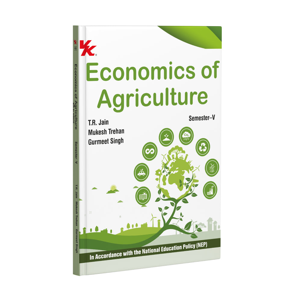 Economics of Agriculture for B.A., Sem-V | T.R.Jain, Mukesh Trehan & Gurmeet Singh | KUK University 2025-26
