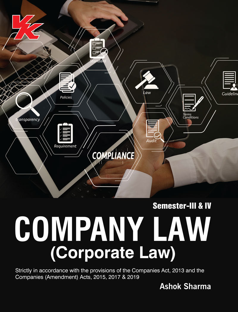 Company Law (Corporate Law) for B.Com-II (Hons.) Sem-III & IV MDU University 2024-25