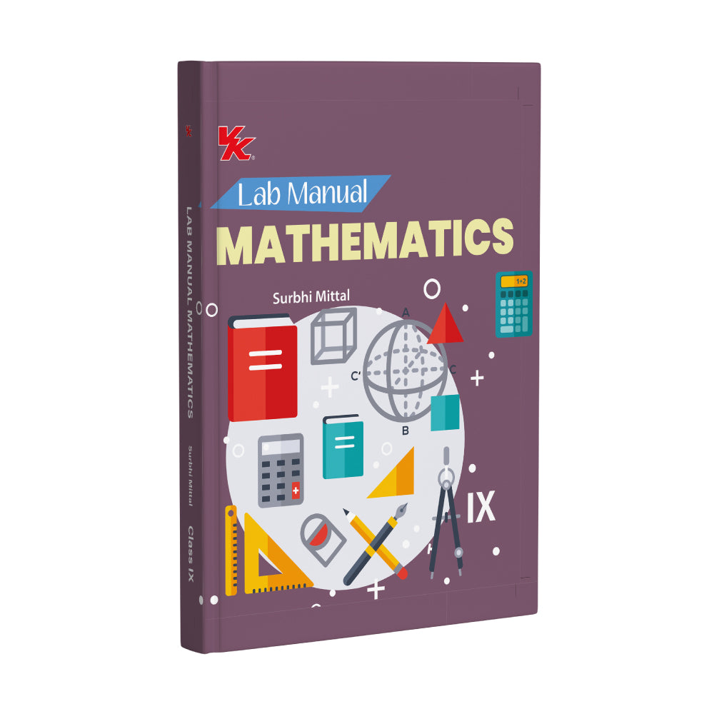Lab Manual Mathematics (HB) With Worksheet  | For Class 9  | CBSE Based  | NCERT Based  | 2026 Edition
