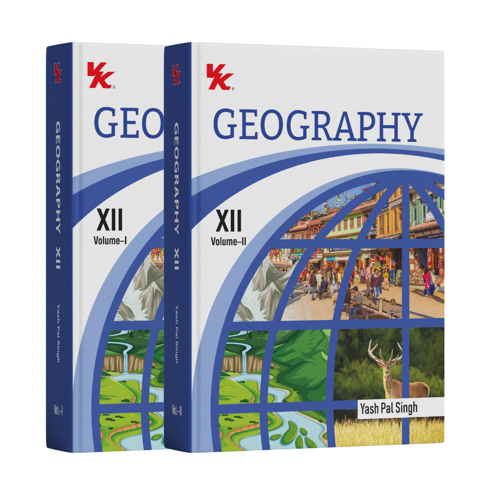 Geography (Vol-I & Vol-II) Textbook for Class 12 | CBSE (NCERT Solved) | Examination 2026-27 | by Yashpal Singh