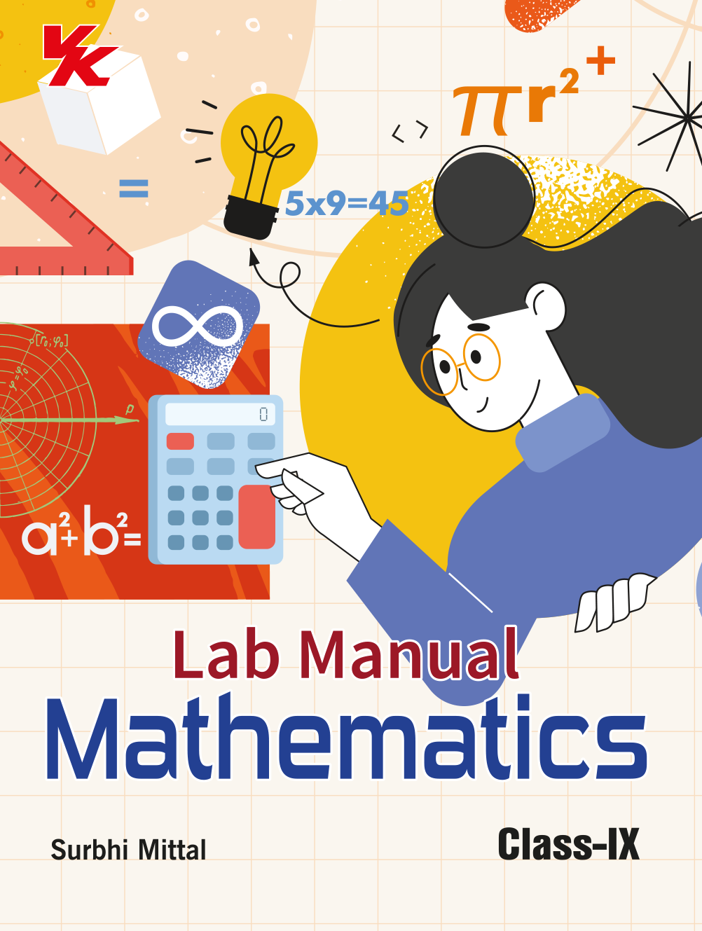 Lab Manual Mathematics (HB) With Worksheet  | For Class 9  | CBSE Based  | NCERT Based  | 2024 Edition